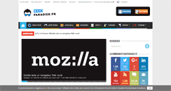 Desktop Screenshot of geekparadize.fr